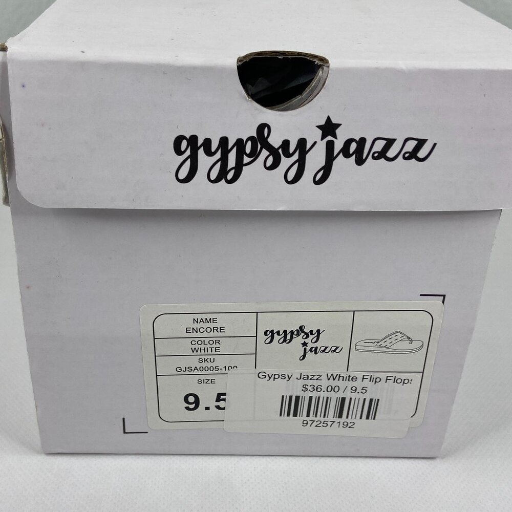 Gypsy Jazz Encore White Flip Flop NWT - Picture 6 of 6
